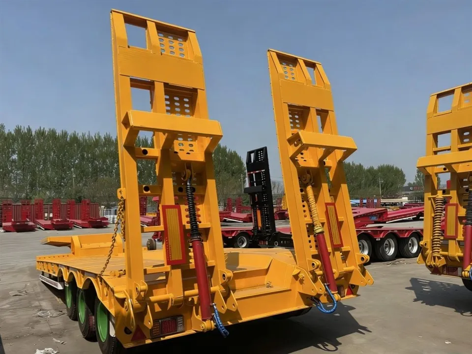 3-Axle Low-bed Semi-trailer factory